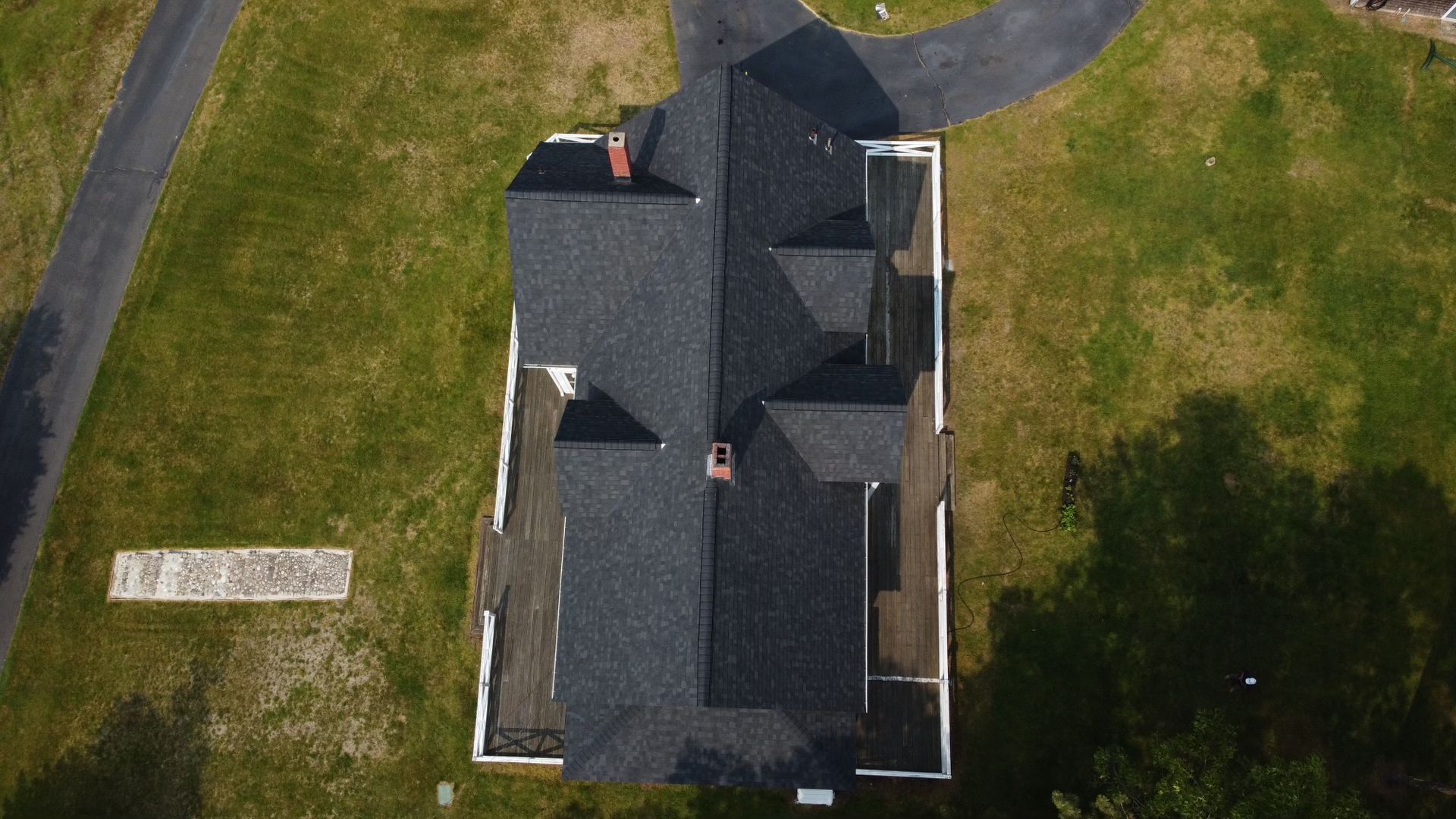 new roofing installed