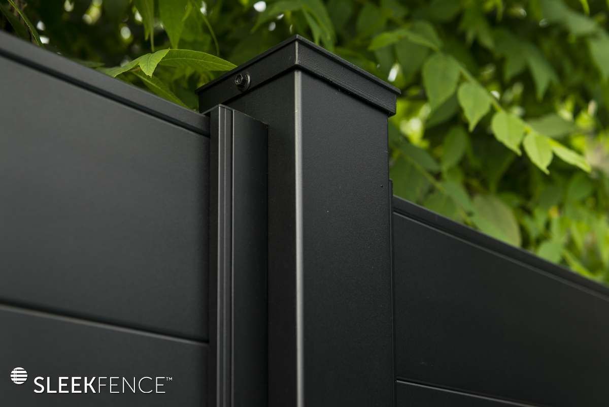 Sleek posts, caps, and hardware