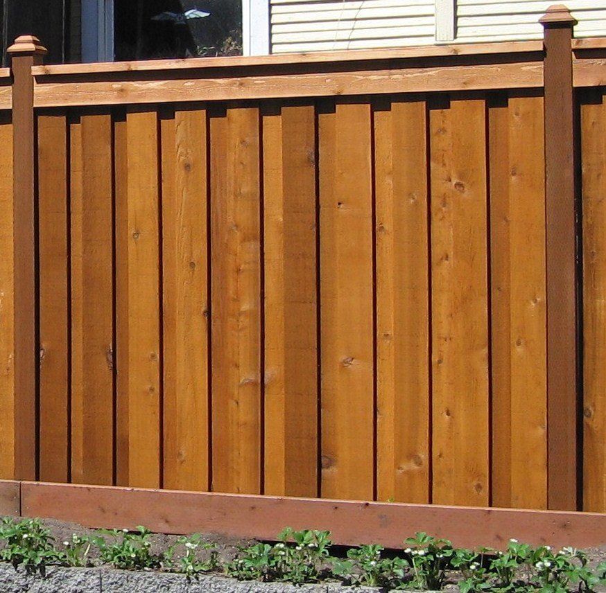 brown fence