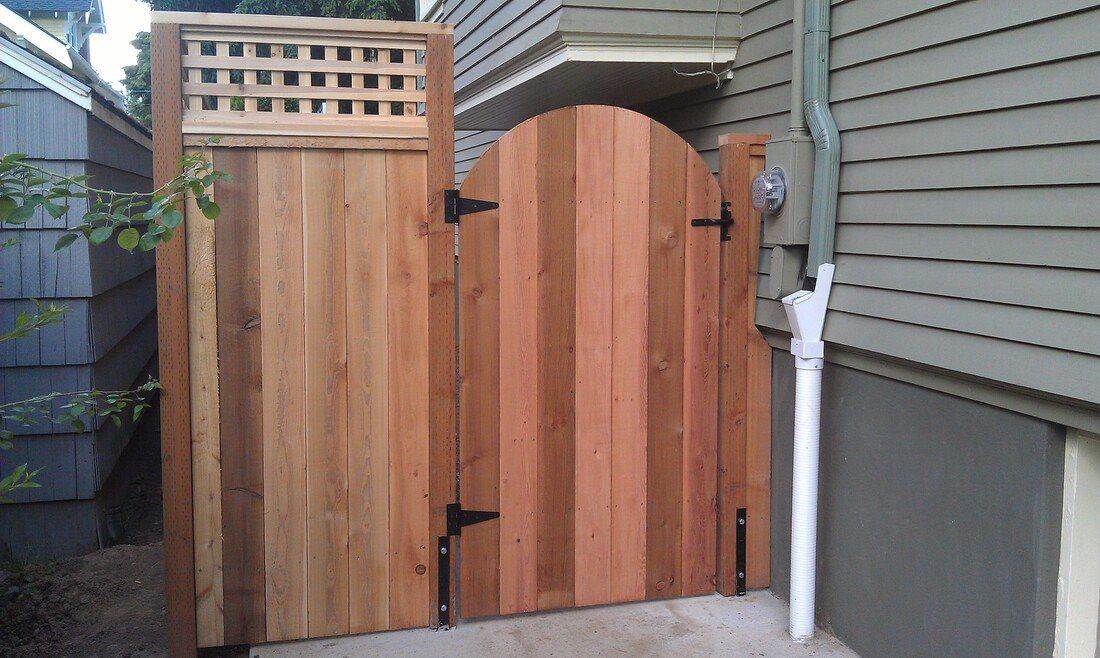 wood gate