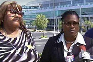 Aunt Brenda Hall and Attorney Harper at July 5th Press Conference