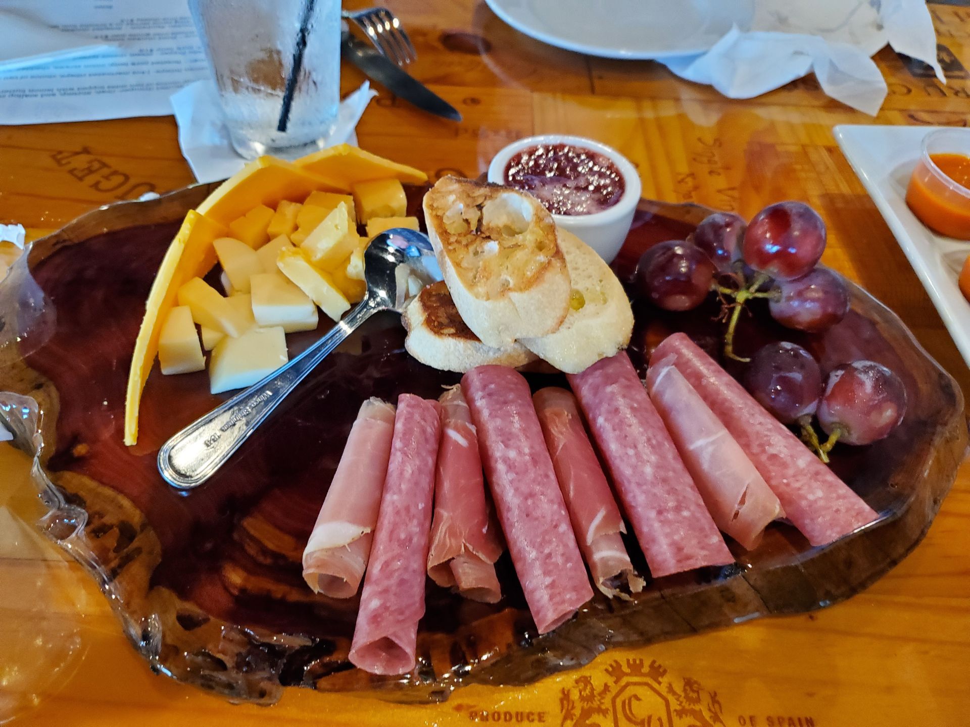 Custom charcuterie board
