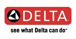 Delta logo: Red rectangle with white