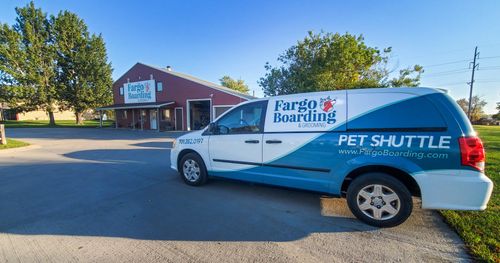 Fargo Boarding & Grooming Service facility and Pet Shuttle