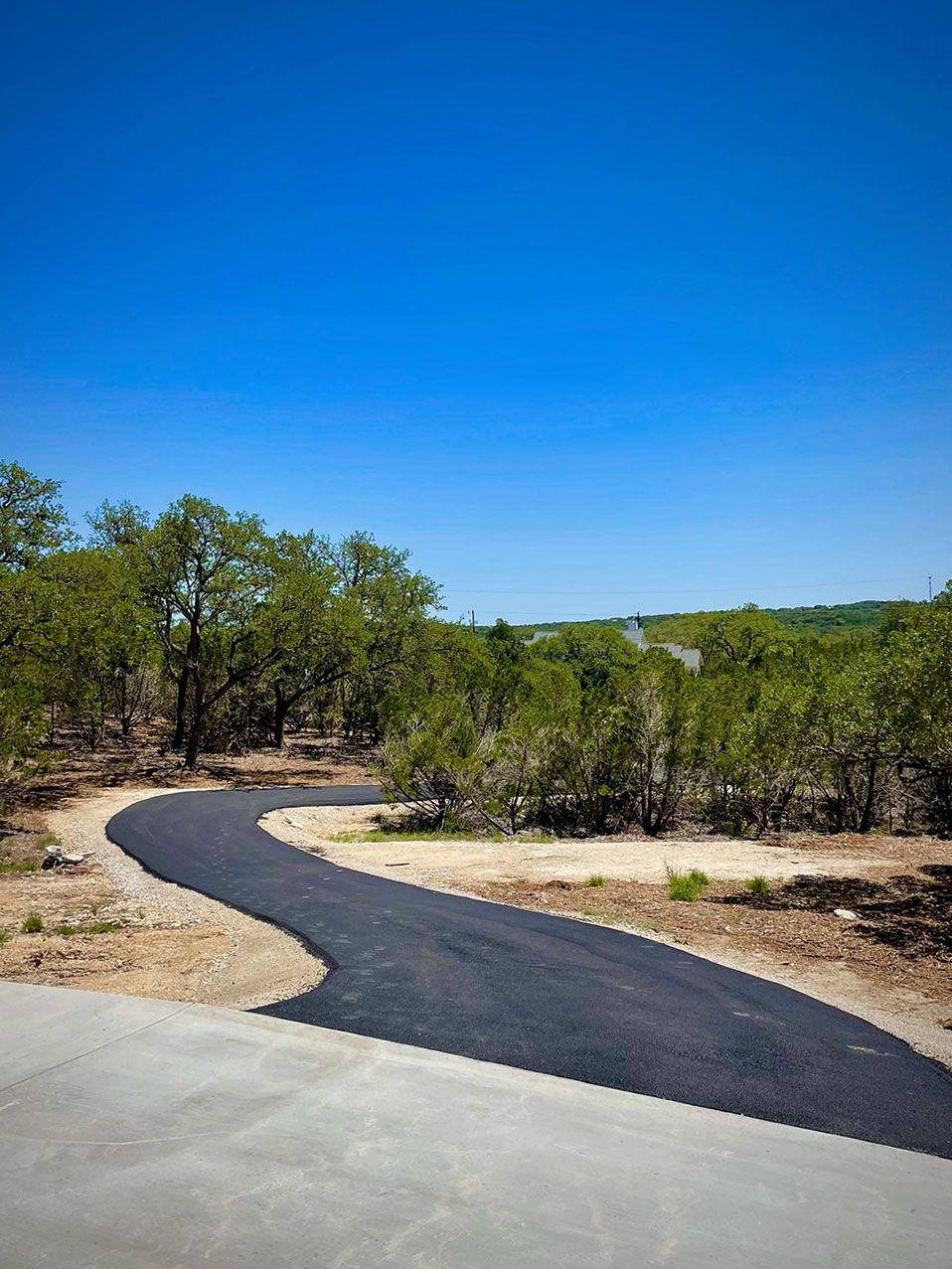 Driveway paving project
