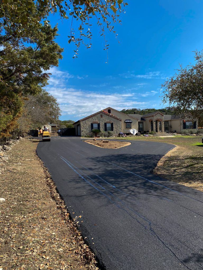 Driveway paving work