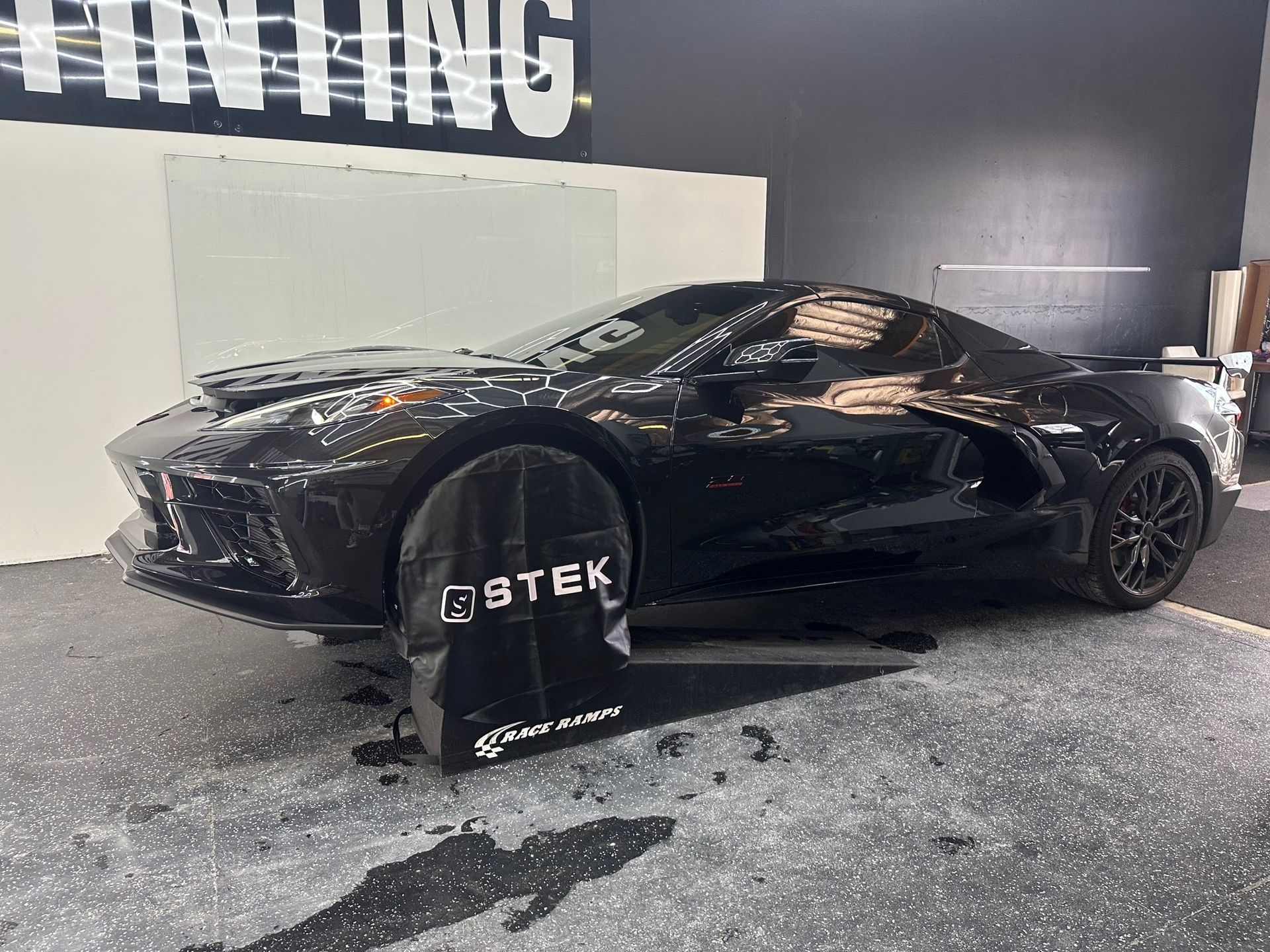 Paint protection film for black car