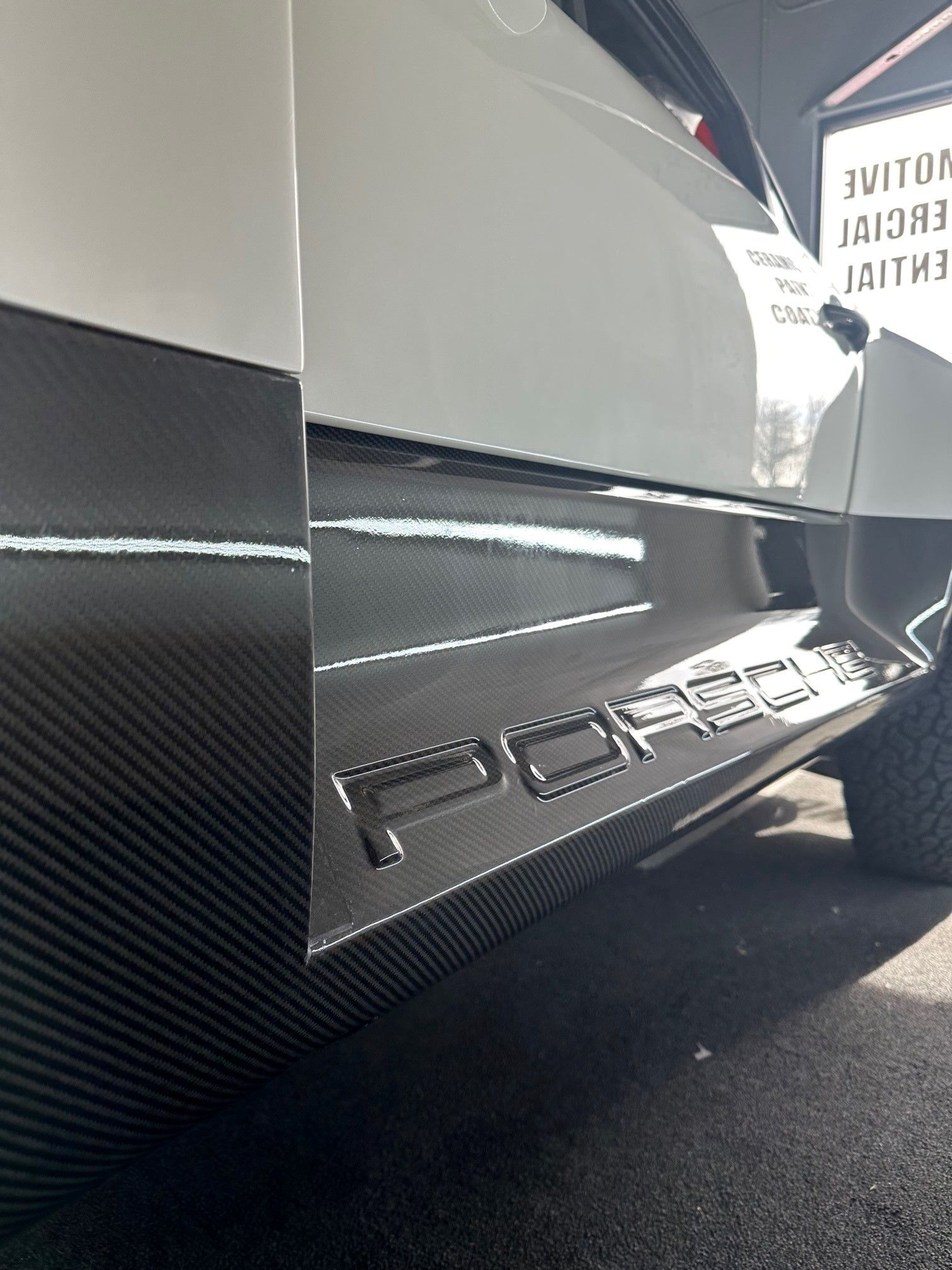 Paint protection film for Porsche