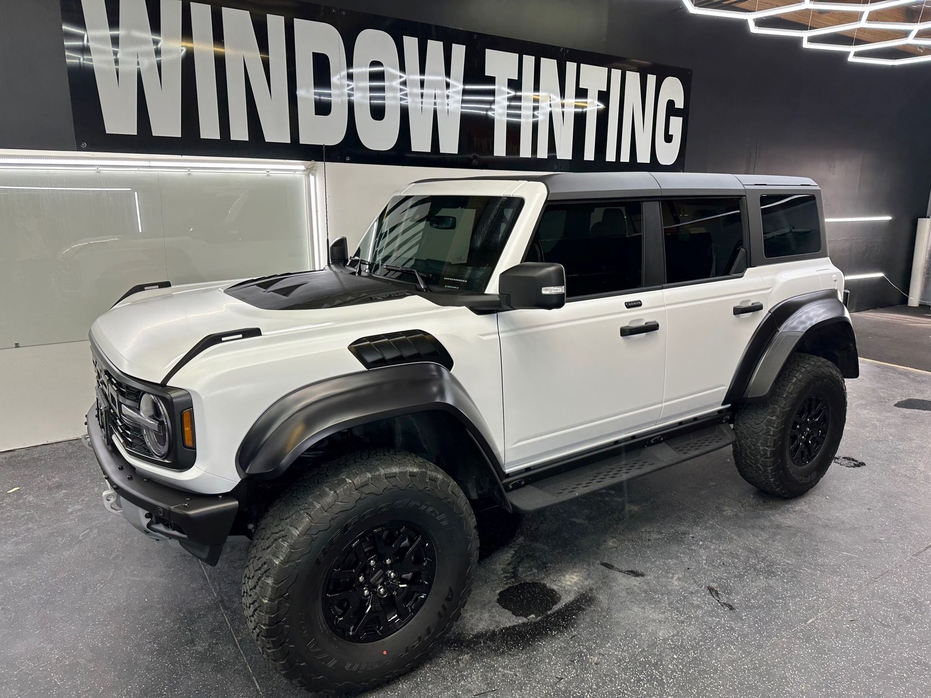 Paint protection film for Bronco - closeup