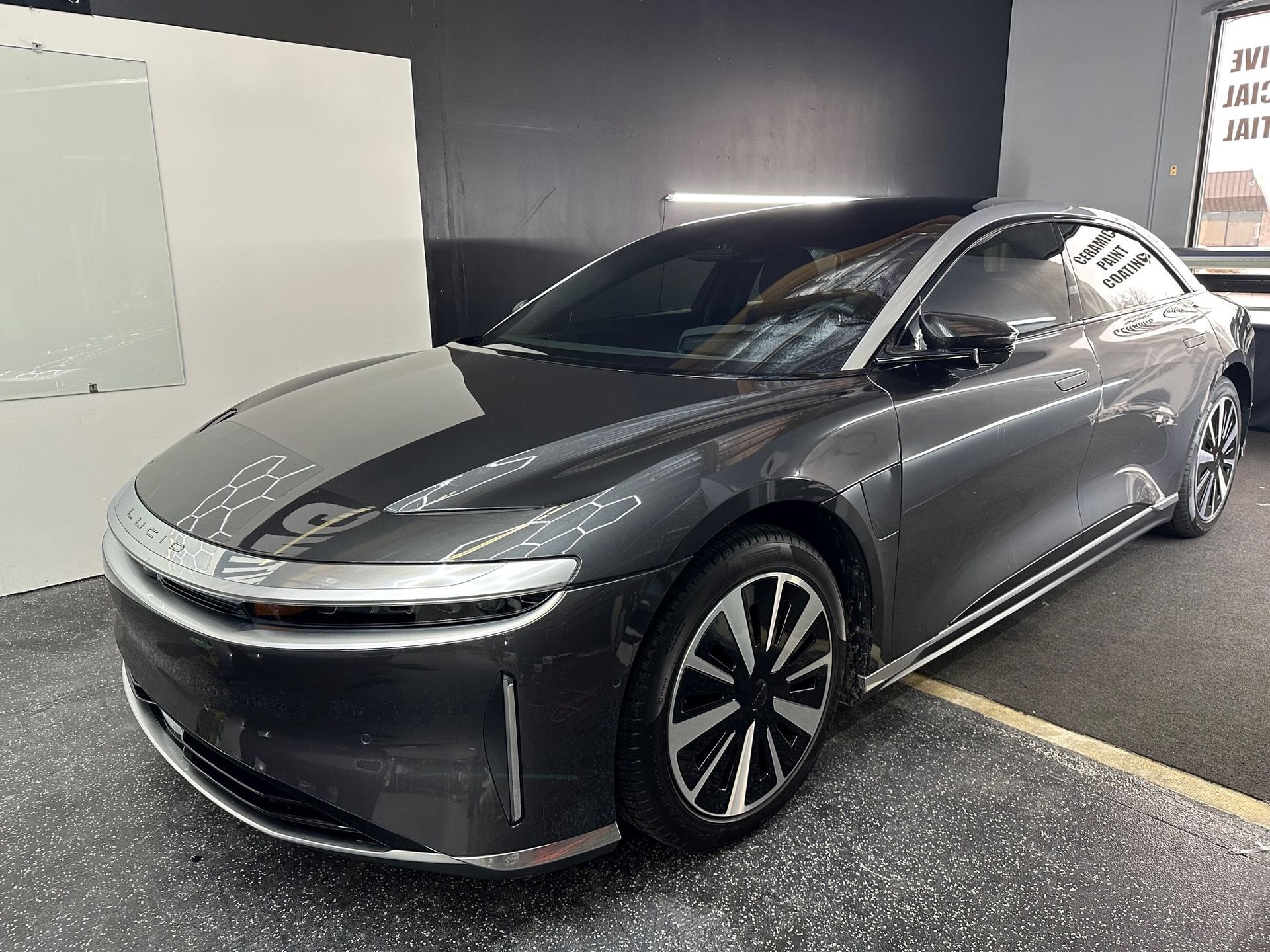 Paint protection film for Lucid