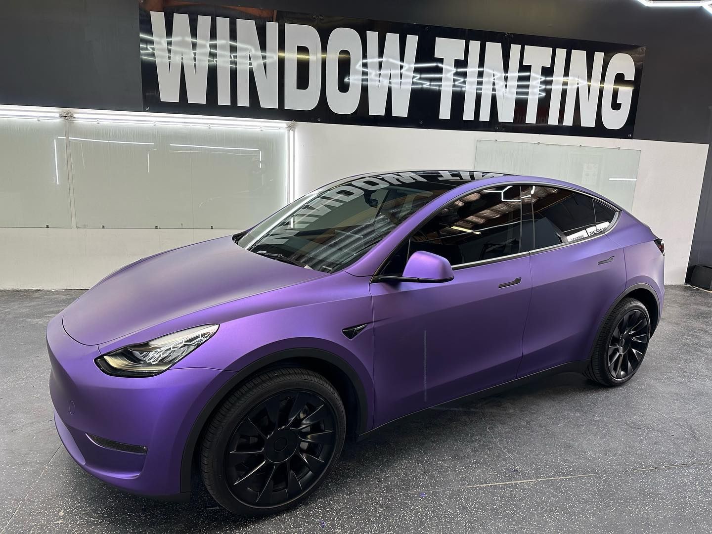 Tesla purple wrap