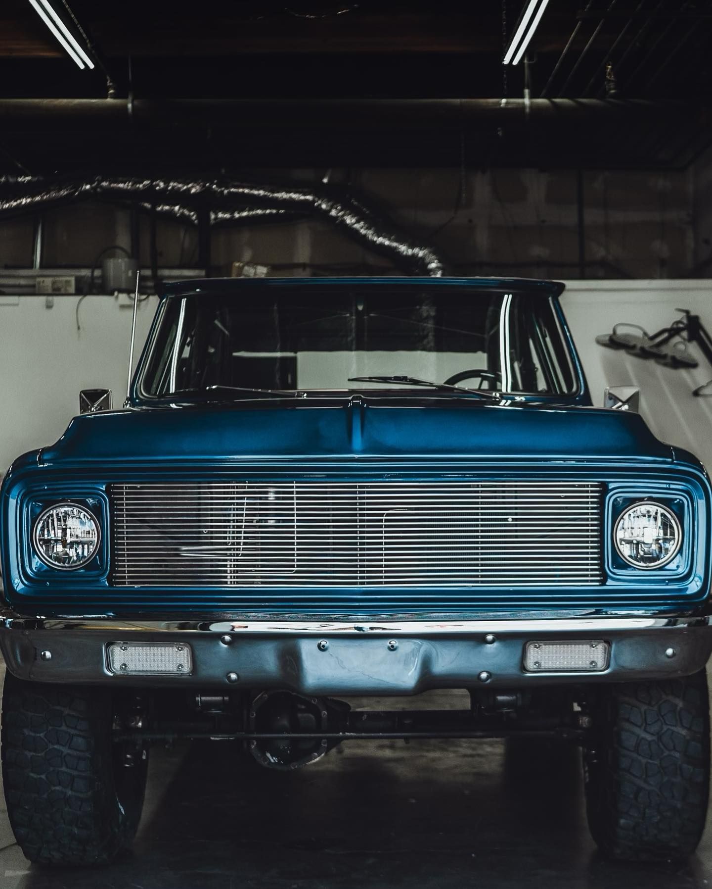 Blue Bronco front