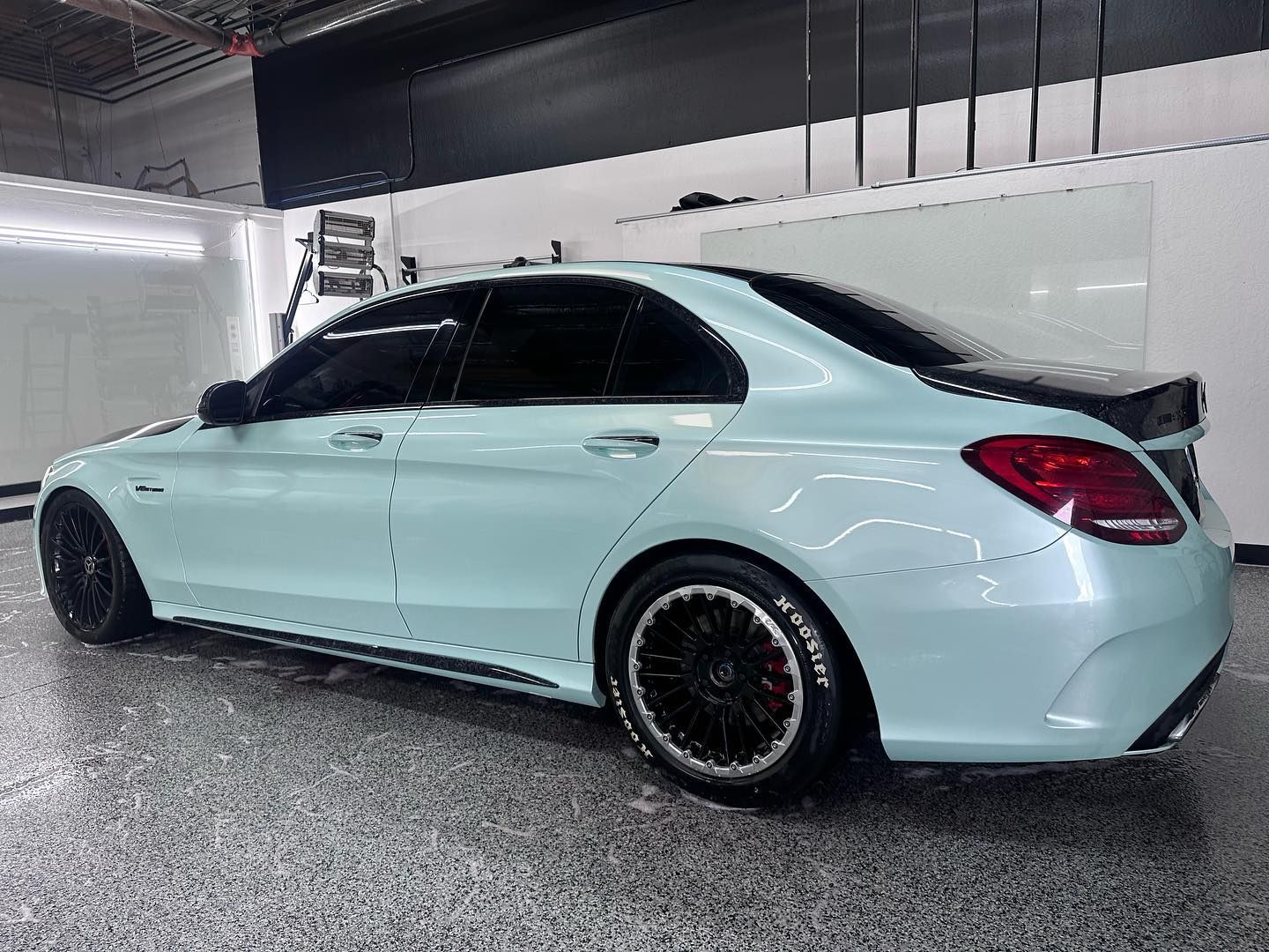 Vinyl wrapped automobile