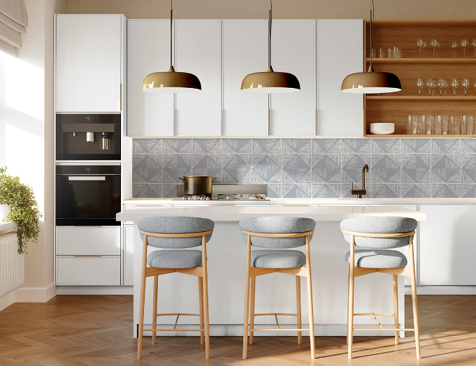 Crossways Slate Carrara Blanco