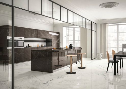 Pietra Grey Porcelain Slabs