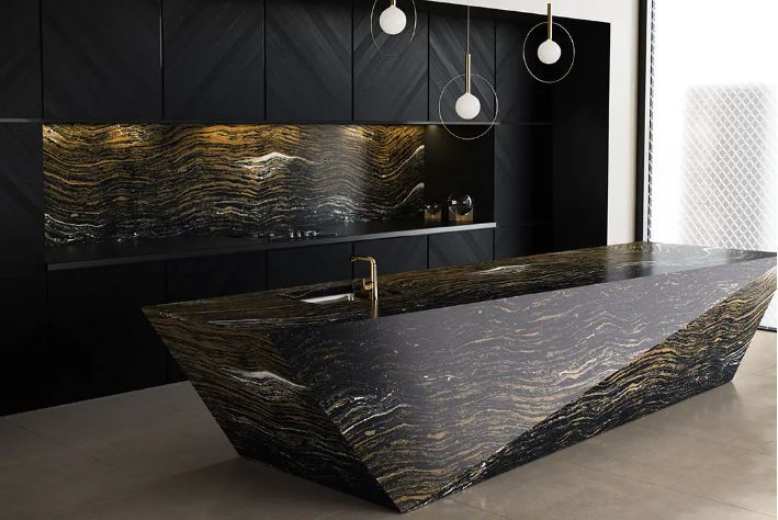 Golden Dragon Quartz Slabs