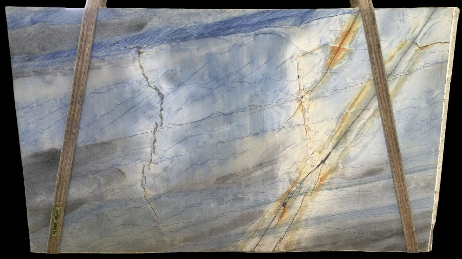 Blue Nebula Quartzite Polished 3cm