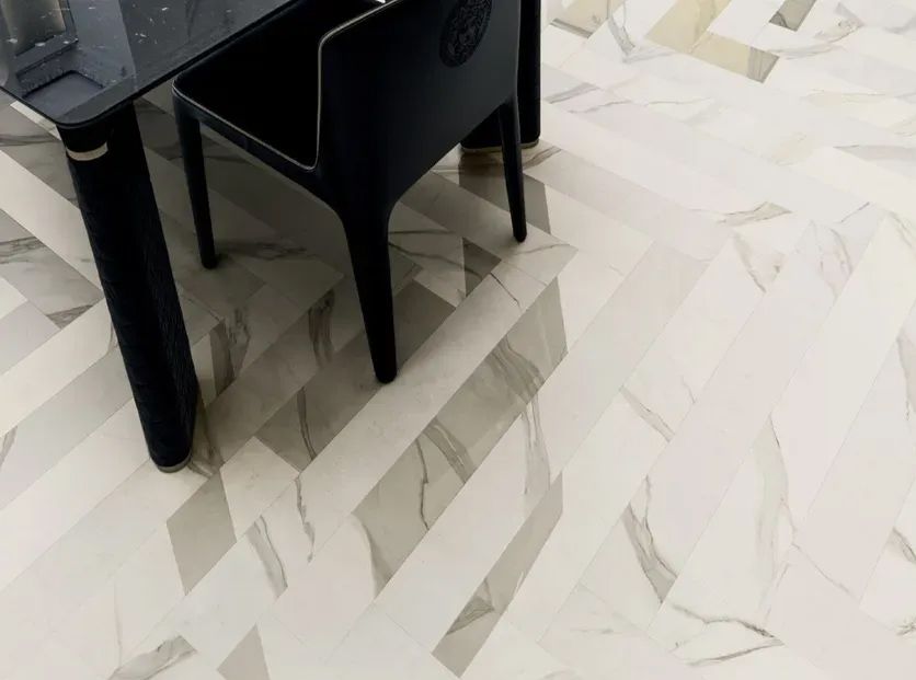 Statuario White Megabarocco