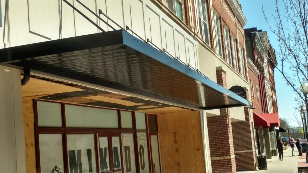 Commercial awning