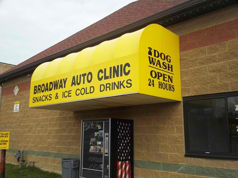 Commercial awning