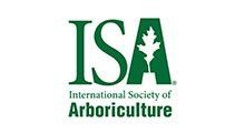 Logo of the International Society of Arboriculture (ISA) in green. It features