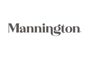 Mannington wordmark in dark gray serif text on a white background