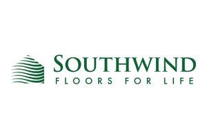 Southwind Floors for Life logo in green with stylized sail icon