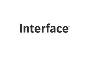 Black “Interface” logo on a white background