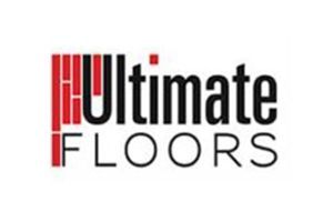 Ultimate Floors logo in red, black, and gray text on a white background