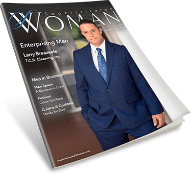 a man in a suit and tie is on the cover of a woman magazine