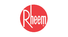 Rheem logo: White
