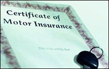Motor insurance certificate