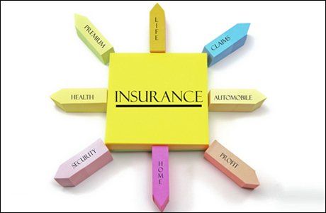 Insurance - written on a sticky note