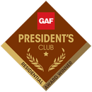 GAF President's Club Residential Award Winner