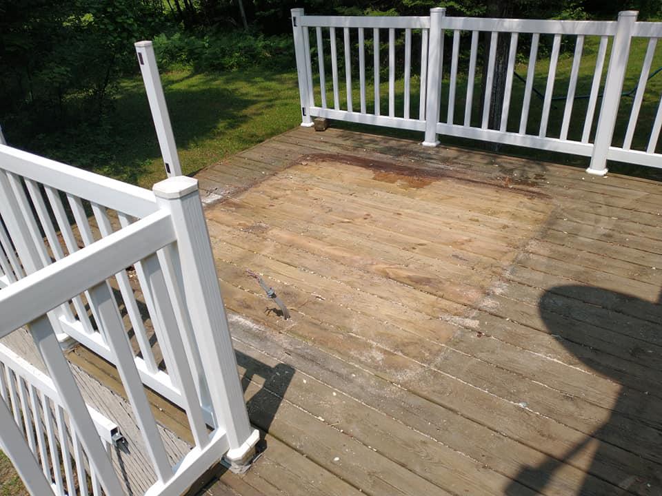 Wood deck