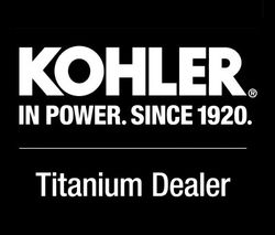 Kohler Generators Titanium Dealer Logo