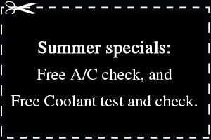 Summer special coupon