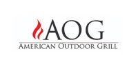 Aog american outdoor grill logo on a white background.