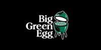 The big green egg logo is on a black background.