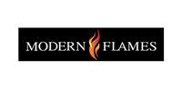 Modern flames logo