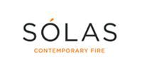 Solas contemporary fire logo