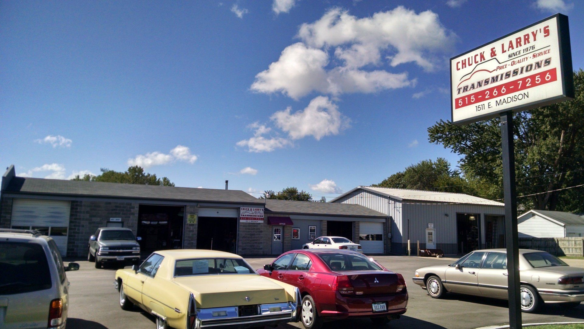 Chuck and Larry’s Transmission garage