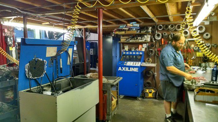 Chuck And Larry's Transmission repair machines
