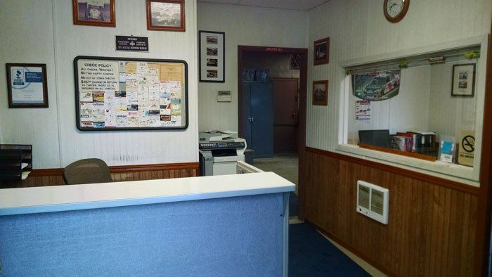 Chuck And Larry's Transmission reception area