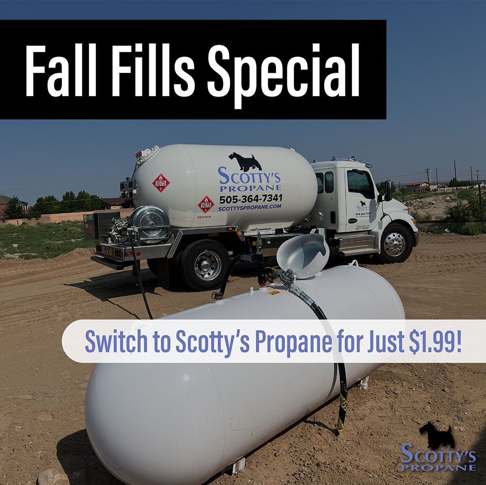 Fall Fills Special - Scotty's Propane for just $1.99