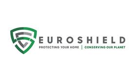 Euroshield logo: green shield with the company name and tagline 