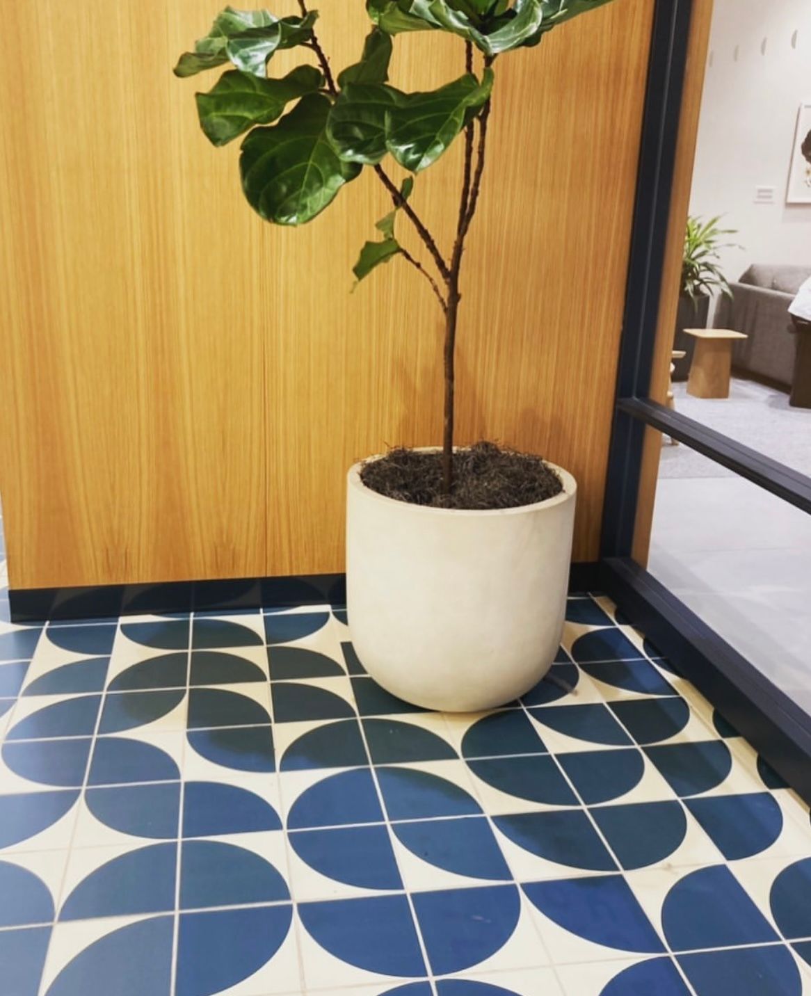 Patterned tiles design flooring