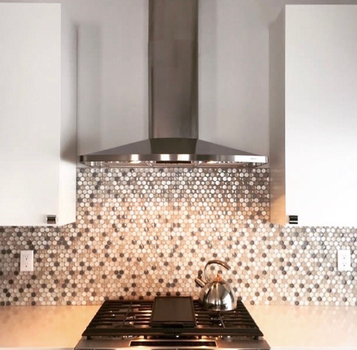 Beautiful kitchen with gas stove