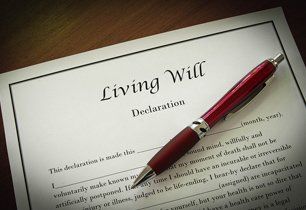 Living will and pen