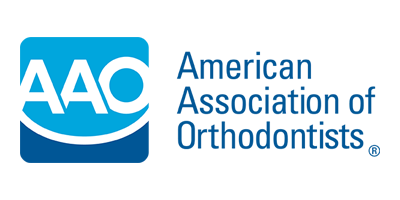 American Association of Orthodontists logo: blue square with “AAC” and text “American Association of Orthodontists.”